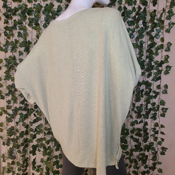 Reitmans Signature Women's XXL Shirt Avocado Green Casual Chic Dolman Sleeves - Picture 7 of 14